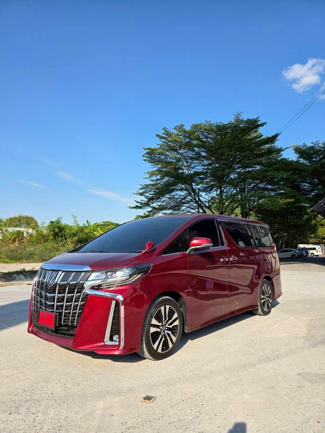 Toyota ALPHARD 2.5SC PACKAGE สีแดง (พิเศษ) ปี 2020 ไมล์ 70,000 กม.