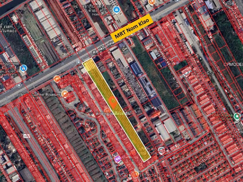 📣ขายที่ดิน 10 ไร่ ติดถนนรามคำแหง ใกล้รถไฟฟ้า เจ้าของขายเอง📣 1