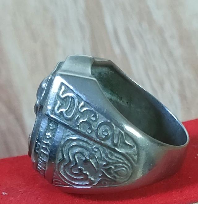 แหวน หลวงพ่อจรัญ วัดอัมพวัน สิงห์บุรี เนื้อเงิน  2