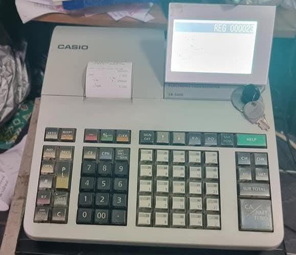ขายกุญแจเครื่องบันทึกเงินสดCasio