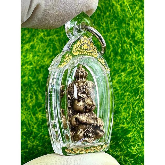 Taowessuwan Veskuvern Noi Amulet – Satin Bronze – B.E. 2567 Blessed by Luang Phor Wijit