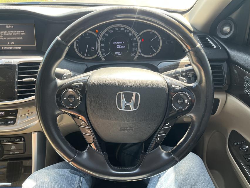 สวยขับดี อุปกรณ์ครบ มีนบุรี 2.4 Honda accord เบนซินขาย Honda ACCORD 2.4 TECH ท๊อปซันรูฟ ปี 2013 จด2014 11