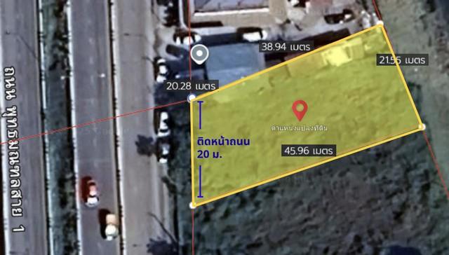 ที่ดินติดถนน ทำเลดี เหมาะสร้างบ้าน อาคาร สำนักงาน ติดถนนพุทธมณฑล สาย 1 และ 150 เมตร จากถนนบรมราชชนนี 2