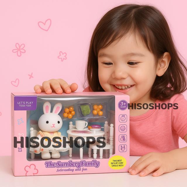 The Sumberg Family ชุดกระต่ายน้อยบ้านซิลวาเนียน มาพร้อมเฟอร์นิเจอร์หลากหลายแบบ ใหม่ล่าสุด สีสันสดใส