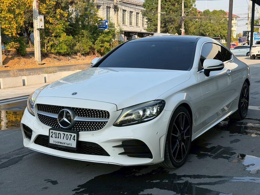 รหัสรถ KPV7074 2019 BENZ C200 COUPE (facelift) AMG  Dynamic
