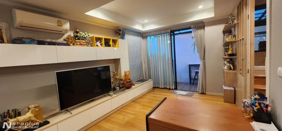 69100608 : ขายบ้านแฝดหรู 3 ชั้น บิวท์ทั้งหลัง ตกแต่งเหมือนบ้านตัวอย่าง ขนาด  42 ตารางวา โครงการศุภาลัย เอสเซ้นส์ ลาดพร้าว 107 14