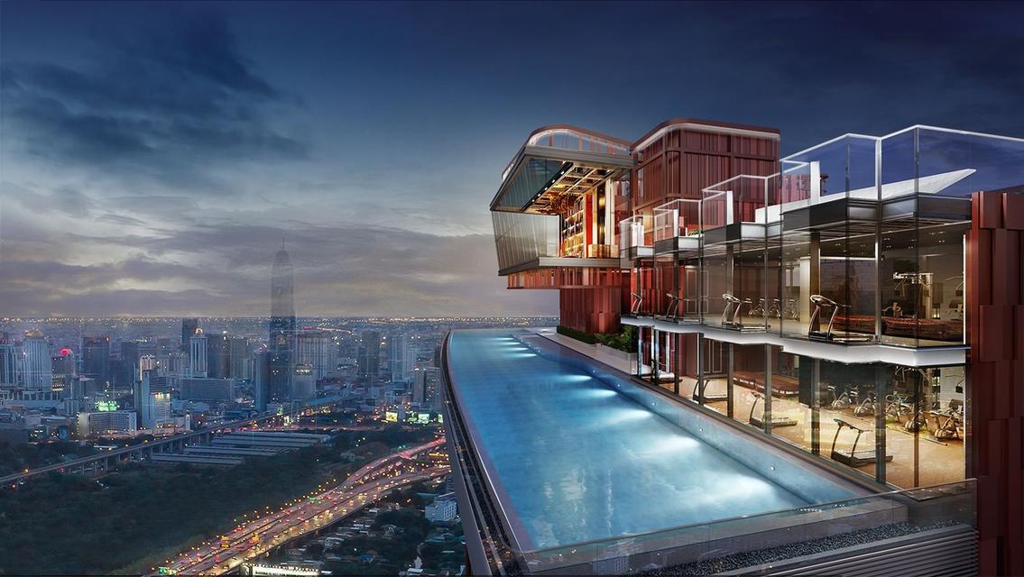 ให้เช่า: คอนโด Life Asok Hype ตั้งอยู่ติดใกล้สถานี MRT พระราม9 พร้อมวิวเมืองมุมสูง 9