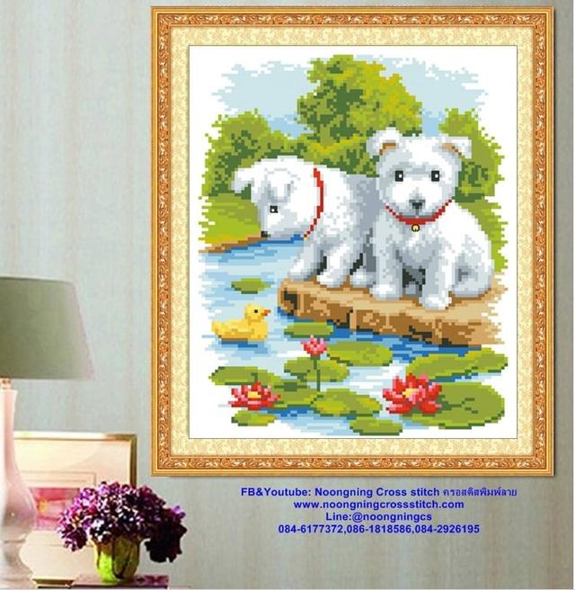 ร้าน Noongning Cross stitch ครอสติสพิมพ์ลาย จำหน่ายอุปกรณ์ครอสติส ภาพติดเพชร1356 6