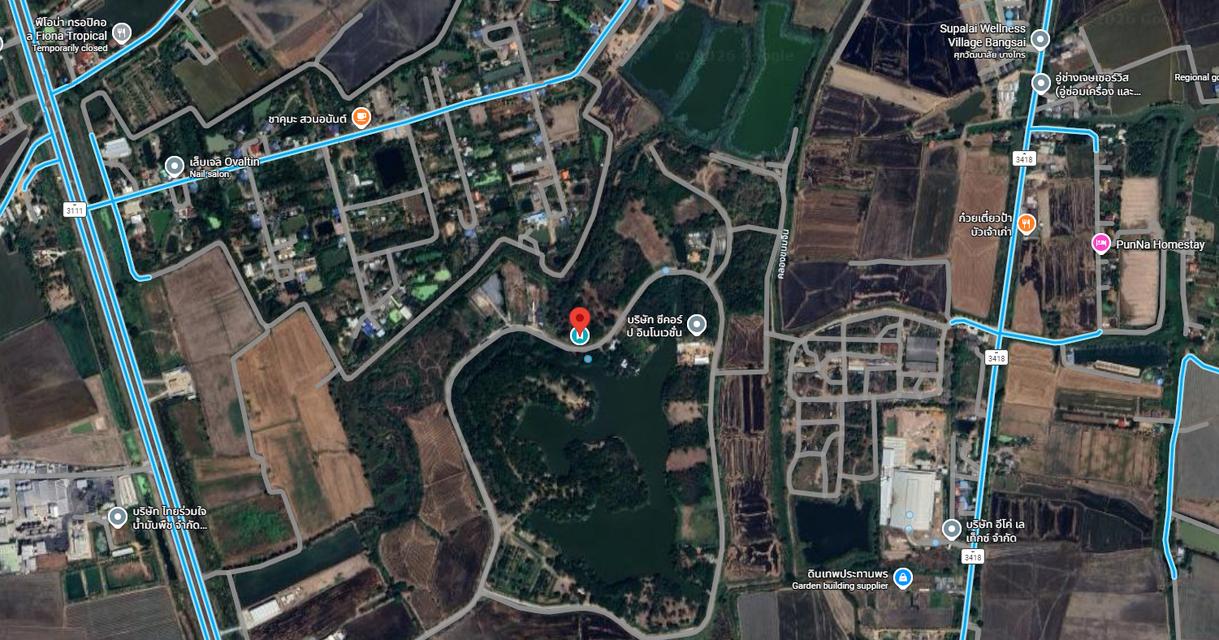 ที่ดินบางไทร 2 แปลง 5 ไร่ ใกล้ทางหลวง 3111 2