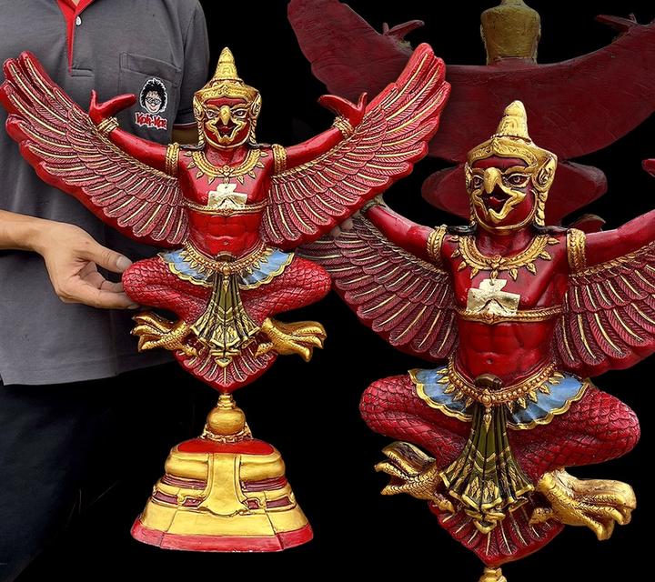 พญาครุฑมหาอำนาจ ครุฑตั้งบูชา พญาครุฑองค์ใหญ่ ขนาด50ซม