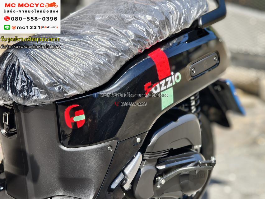 Fazzio 125 2025 วิ่ง100โล มีระบบYconnect กุญแจบุคเซอวิสครบ NO1217    13