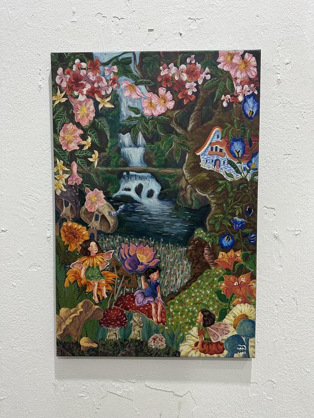 ผลงานสร้างสรรค์ศิลปะ บนเฟรมผ้าใบ รูปที่ 8