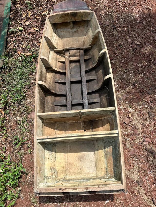 เรือไม้สักเก่า เรือรดน้ำโบราณ เรือทรวดโบราณ เรือการเกษตร