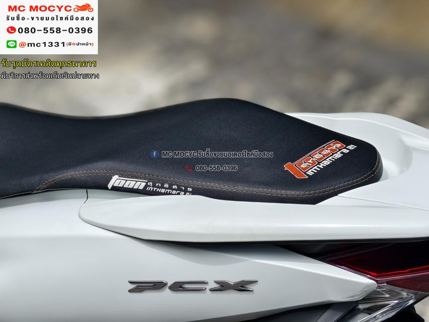 Pcx 150i 2018 รถบ้านแท้เครื่องเดิมชุดสีสวย กุญแจรีโมทบุคเซอวิสครบ  No1172    11