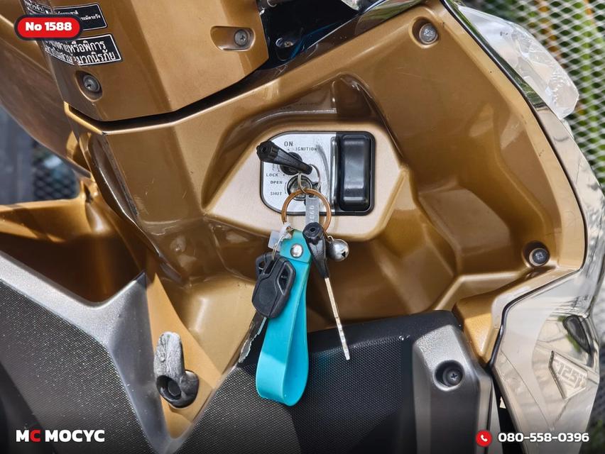 Honda Click 125i 2012 วิ่ง30000โล รุ่นTOP รถบ้านแท้มือเดียว เครื่องท่อเดิม มีเล่มเขียวชุดโอนครบ No.1588 รูปที่ 10