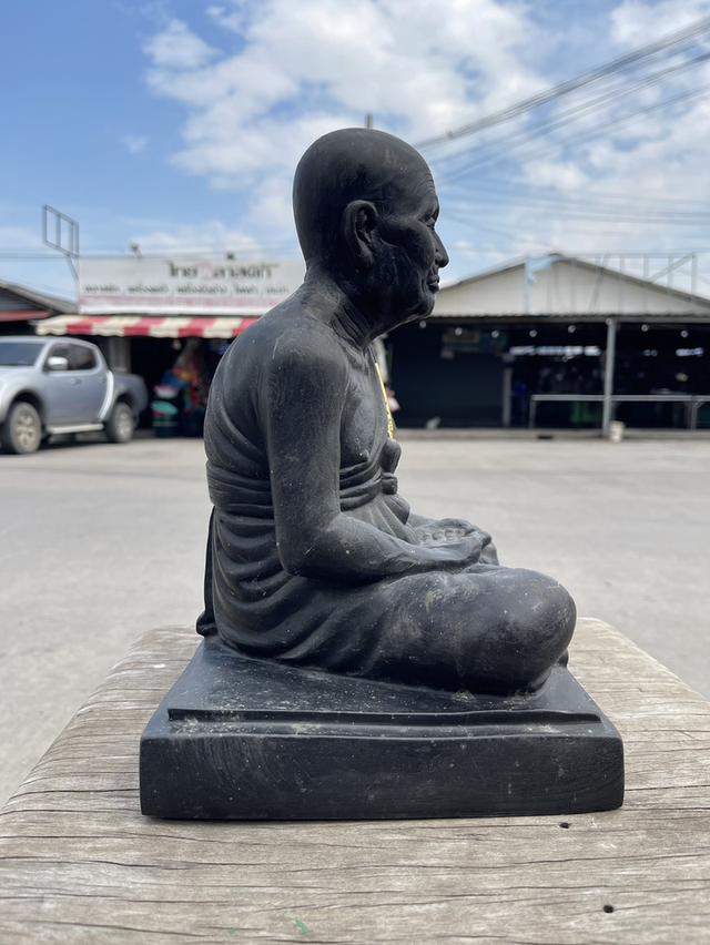 พระบูชาหลวงปู่ทวด ปี2550 วัดช้างให้ ปัตตานี เนื้อทองเหลือง หน้าตัก9นิ้ว 7