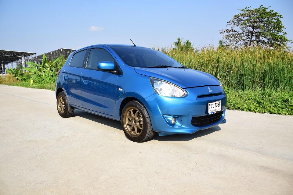 ผ่อนถูก 3 พันกว่าบาท ปี2012 MITSUBISHI MIRAGE 1.2 GLX พุตสต๊าท กุญแจคีเรท ขับประหยัดน้ำมัน แม็ก CD เดิมๆไฟตัดหมอก กล้องหลัง โทร0957401229 ไอดีไลน์UTBP