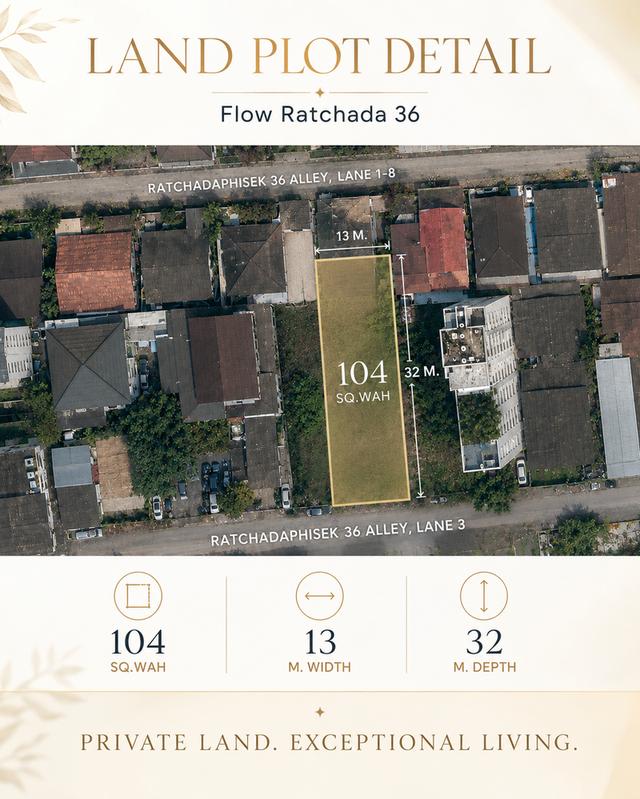 ที่ดิน รัชดา 36 ขนาด 104 ตร.วา 4