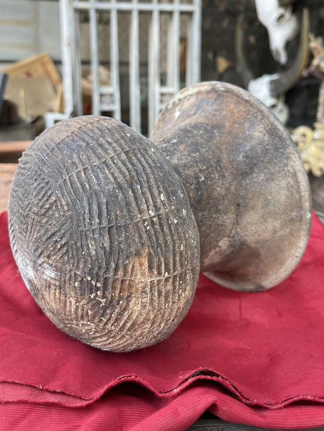 เครื่องปั้นดินเผาโบราณ บ้านปราสาท ปากแตร ภาชนะดินเผา หม้อดินเผาโบราณ 4