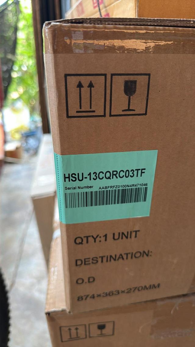 เครื่องปรับอากาศ haier ขนาด 13,000 BTU
