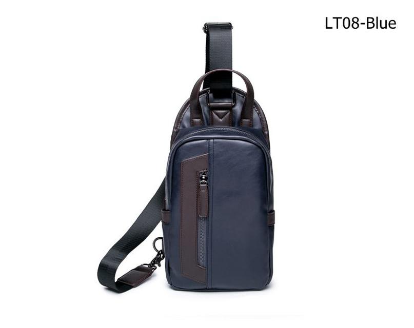 กระเป๋าหนังPUสีฟ้า 1