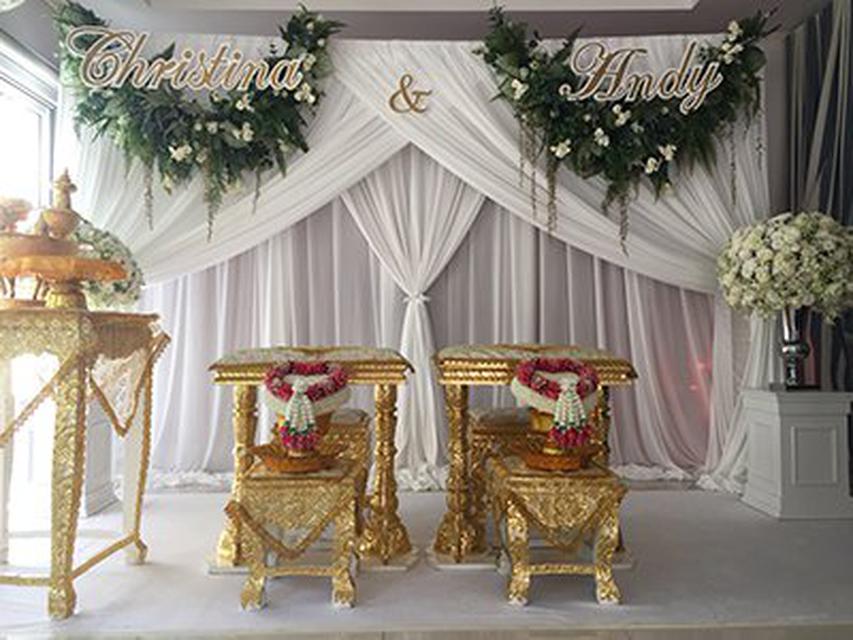 ให้เช่าชุดตั่งรดน้ำสังข์ เช่าbackdrop ฉากแต่งงาน ซุ้มแต่งงาน 1