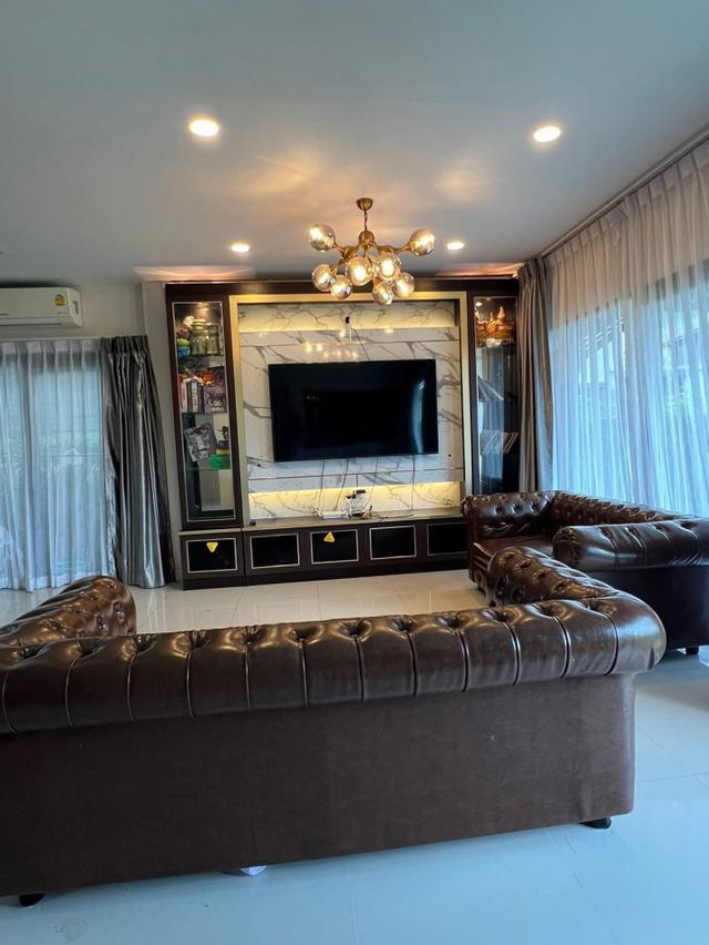 บ้านเดี่ยวให้เช่า Centro ราชพฤกษ์–สวนผัก หลังมุม ติดสวนกลาง บรรยากาศธรรมชาติ 3