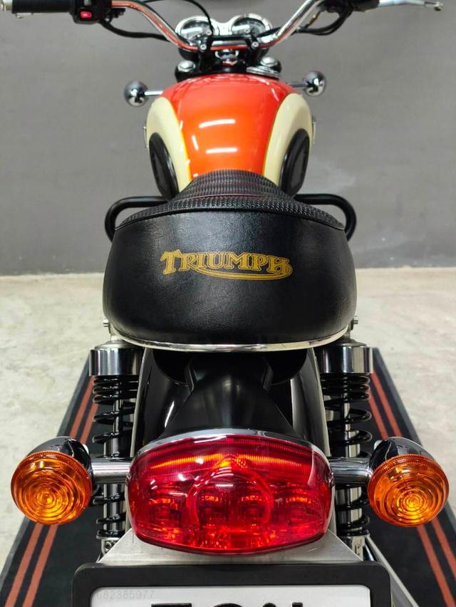 Triumph Bonneville T100 ปี 2018 abs   รถสวยมากๆ สีหายาก สไตล์ Classic รูปที่ 9