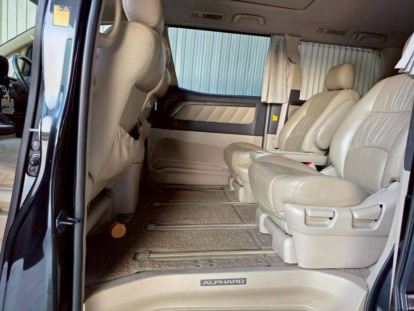 TOYOTA ALPHARD 2.4 HYBRID ปี 2007 สีดำ เกียร์ A/T โฉม ปี02-15 รูปที่ 12