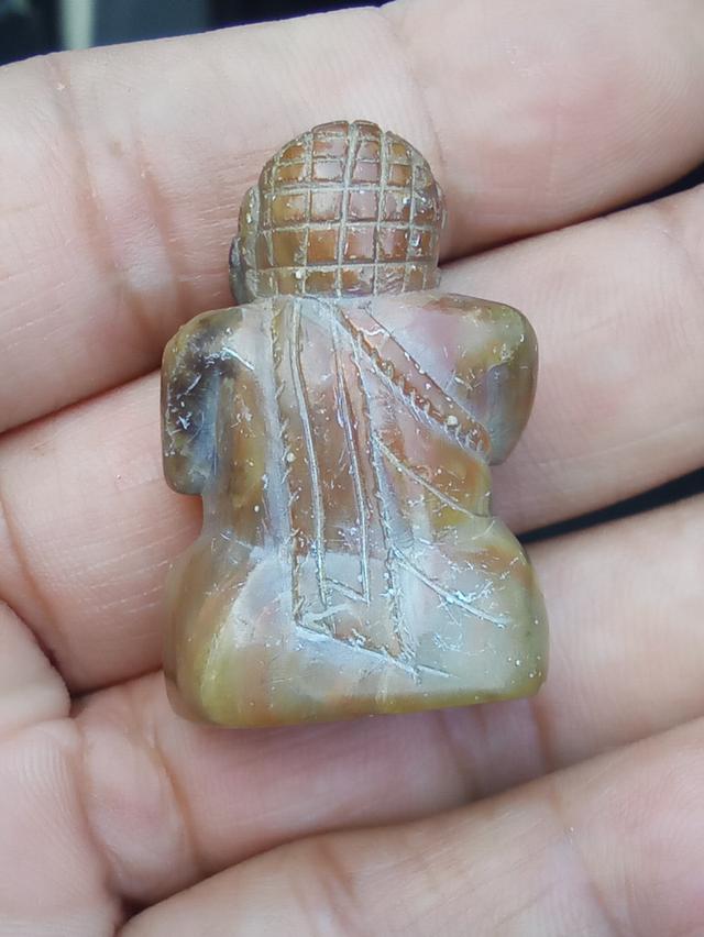 ปิดตา ไม่ทราบที่ เนื้อสวย ยันต์ใต้ฐาน รูปที่ 2