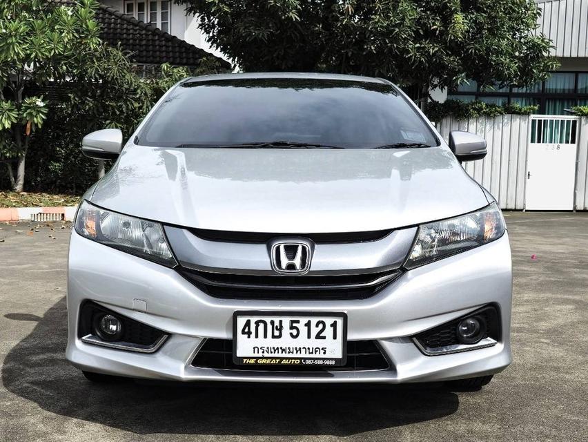 HONDA CITY 1.5 S i-VTEC ปี 2016 เกียร์ AUTO สีเทา รถสวยพร้อมใช้งาน เครื่องยนต์ เบนซิน + LPG ไมล์แท้เพียง 199,659 km. 2