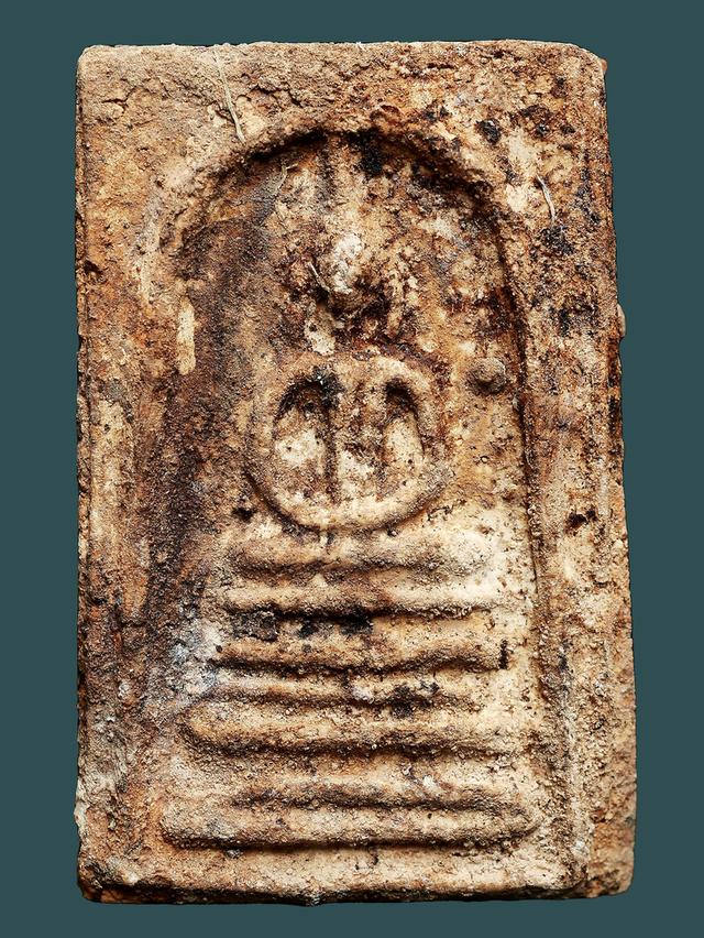 พระสมเด็จบางขุนพรหม กรุใหม่ พิมพ์ฐานคู่....เก่า เดิม คราบกรุจัดๆ 2