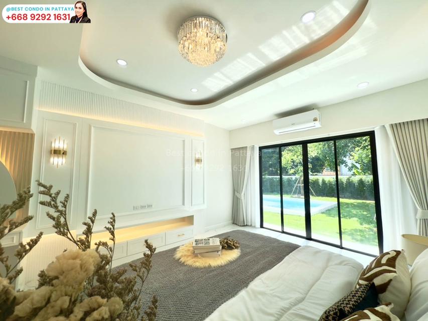 ✨ #บ้านหรูพัทยา พร้อมสระว่ายน้ำ #รหัสทรัพย์447 ✨ 🔥🔥 ราคาเพียง 10.9 ล้าน 🔥🔥 🏡 บ้านหัวมุม ขนาดกว้าง พร้อมสระว่ายน้ำระบบเกลือ และเฟอร์ครบทุกห้อง 11