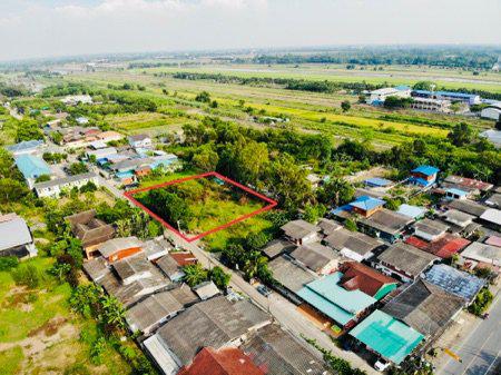 รูป ขาย ที่ดิน คลองห้าตะวันออก ซอยจำรัส 380 ตร.วา แปลงสวยสี่เหลี่ยม เข้าซอยเพียง 80 เมตร ถนนลาดยาง หน้ากว้าง 45 เมตร เหมาะทำ 2