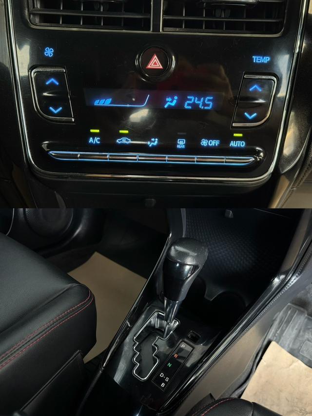 รถบ้าน สีแดงตัวท๊อป Toyota Yaris 1.2G เครดิตดีฟรีดาวน์ได้ รูปที่ 12