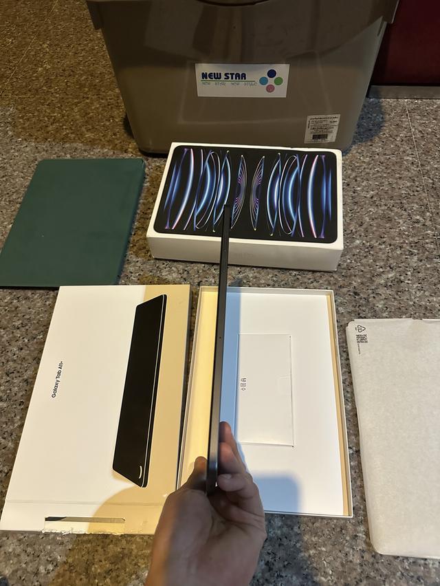 ขายSamsungTabA11PlusสีGray128กิ๊กเครื่องเดือนเดียวประกันยาวๆยกกล่องไร้รอยใดๆใช้งานดีถูกๆ รูปที่ 6