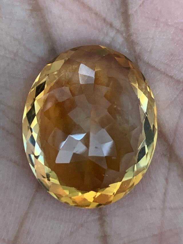 อัญมณีซิทริน natural citrine mineral rock stone gift