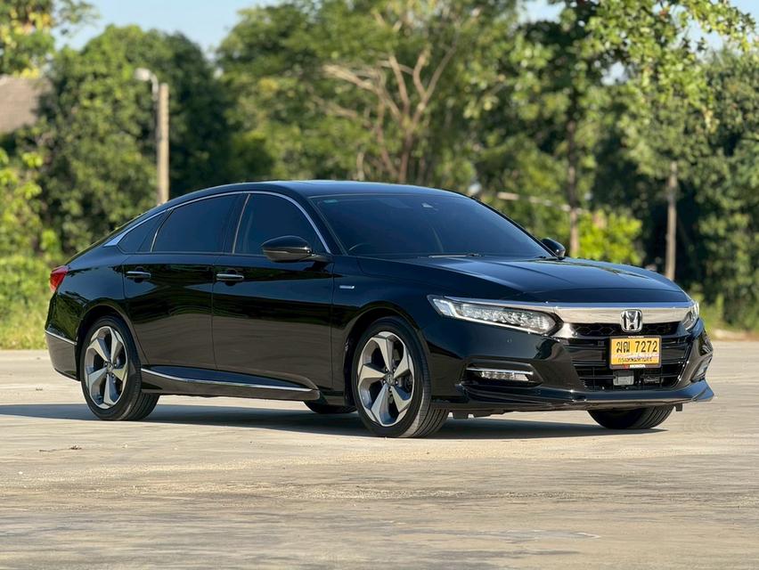 HONDA ACCORD G10   Sedan MY19 Sedan 4dr Hybrid TECH-CVT TOP FWD 2.0 สีดำ   เกียร์ออโต้ ปี 2019 2