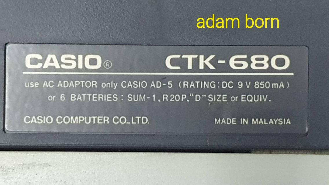 **ขายครับ** Casio CTK-680 สภาพดี มี adapter ให้ครับ 7