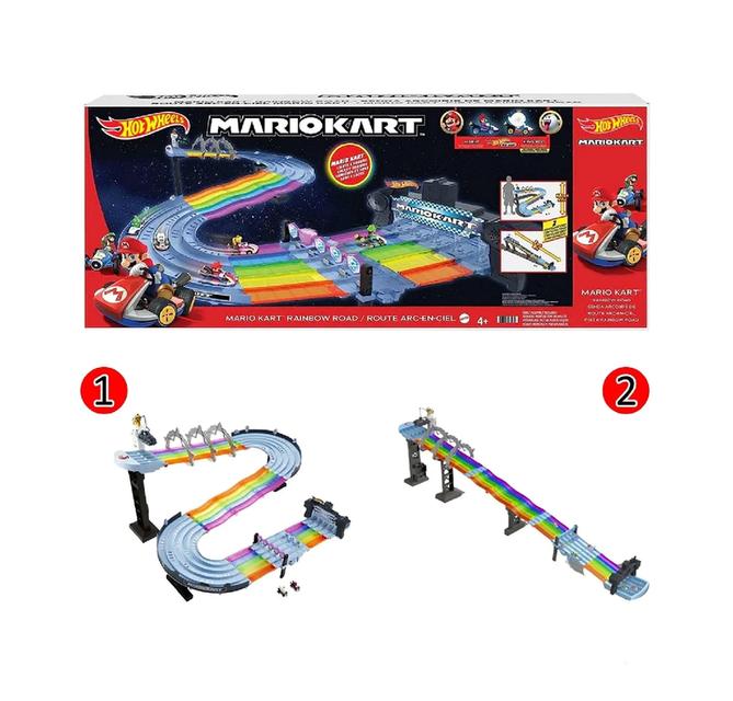 Hot wheels Mario kart rainbow road รูปที่ 3