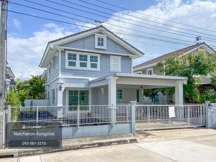 ขายบ้านเดี่ยวแปลงที่ดี่ที่สุด หน้าบ้านติดสวน และทะเลสาบ Villaggio ปิ่นเกล้า-ศาลายา เพียง 4.7 ลบ. 4