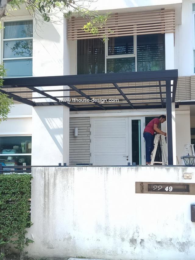 รับเหมาต่อเติม โครงหลังคา กันสาด ห้องครัว เทพื้น ปูกระเบื้อง Line dddesign23 3