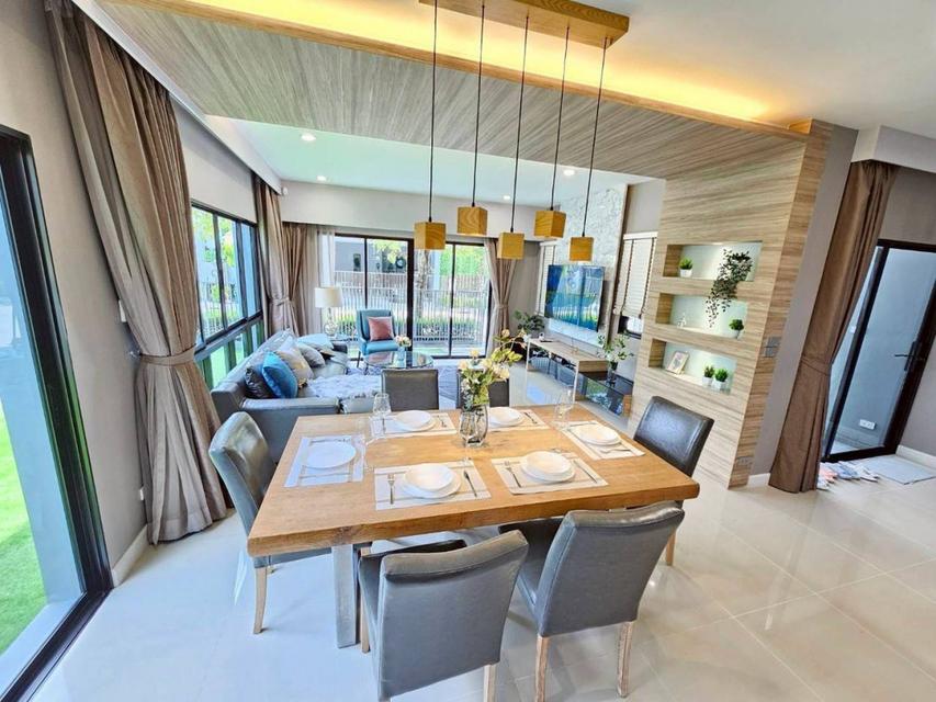 ให้เช่า บ้านเดี่ยว บ้านลุมพินี สวนหลวง ร.9 เฟส 2 54 ตร.ว 228 ตร.ม 4 นอน 4 น้ำ + ห้องนอนแม่บ้าน (ห้องน้ำในตัว) Fully Furn 2