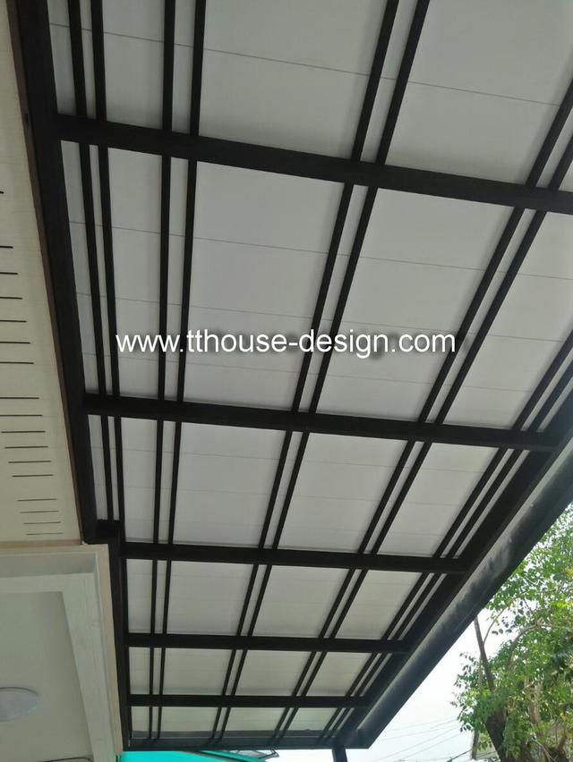 รับเหมา ต่อเติม โครงหลังคากันสาด ต่อเติมห้องครัว เทพื้นปูกระเบื้อง Line dddesign23 12