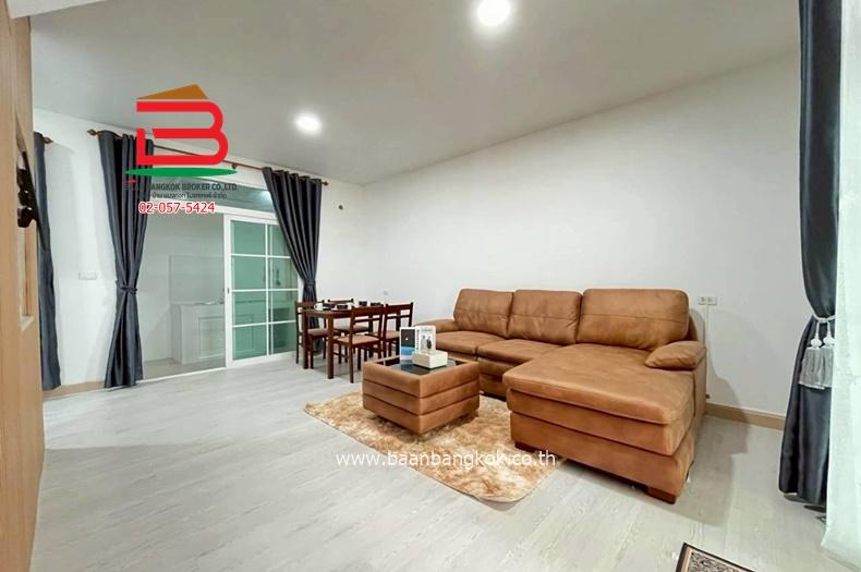 ทาวน์โฮม คิวดีสทริคสุขสวัสดิ์-วงแหวนพระราม 3 (ใกล้ตลาดครุใน) เนื้อที่ 18.4 ตรว. ตำบลบางจาก อำเภอพระประแดง จังหวัดสมุทรปราการ 8