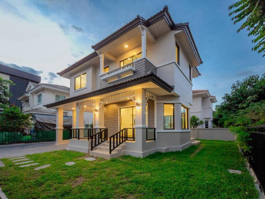 หมู่บ้านมัณฑนาปิ่นเกล้า-พระราม5บ้านเดี่ยว 2 ชั้น ตกแต่งใหม่พร้อมอยู่ โครงการทำเลทองติดถนนใหญ่ 2