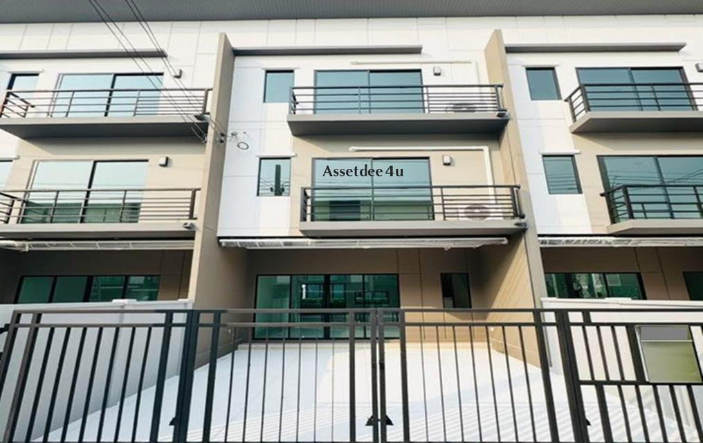 AT594 ให้เช่าทาวน์โฮม 3 ชั้น บ้านกลางเมือง ราชพฤกษ์-สาทร มีเฟอร์นิเจอร์บางส่วน ใกล้เซ็นทรัล เวสต์วิลล์ ใกล้รร.ร่วมฤดีวิเทศศึกษา มีนบุรี (RIS) 1