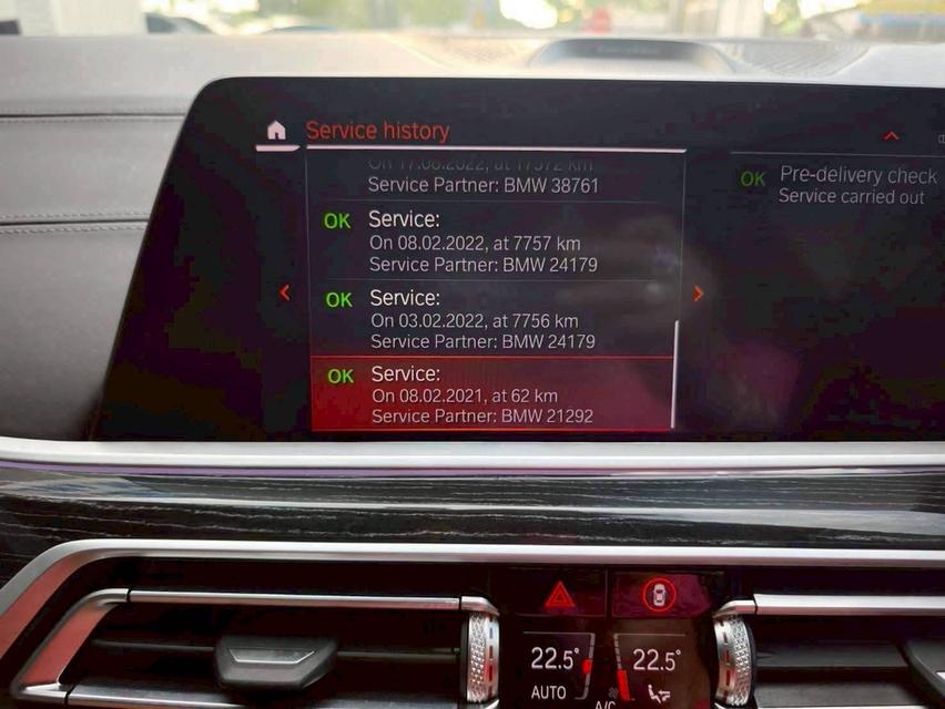 รหัสรถ KPV8444 2022 BMW X7 xDrive30d M SPORT  18