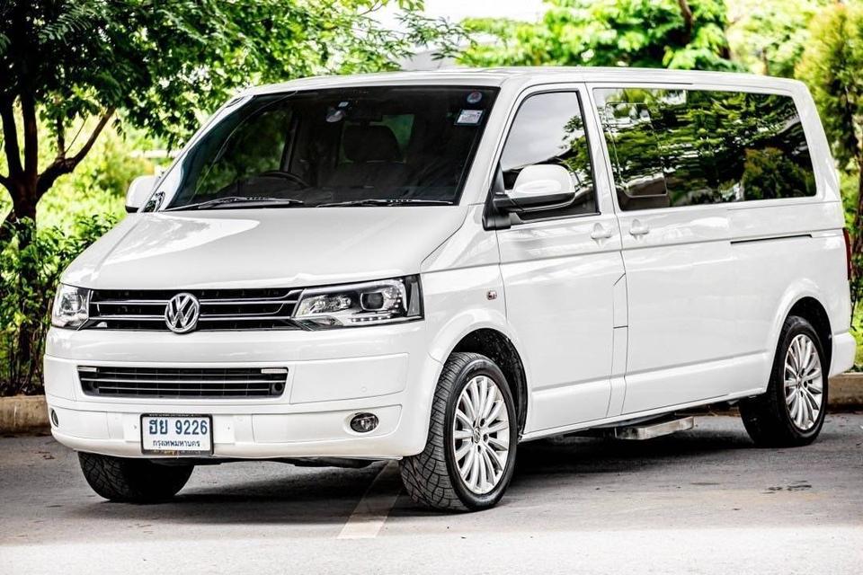 Volk Caravelle 2.0 TDI LWB ปี 2014 สีขาว เครื่องดีเซล  4