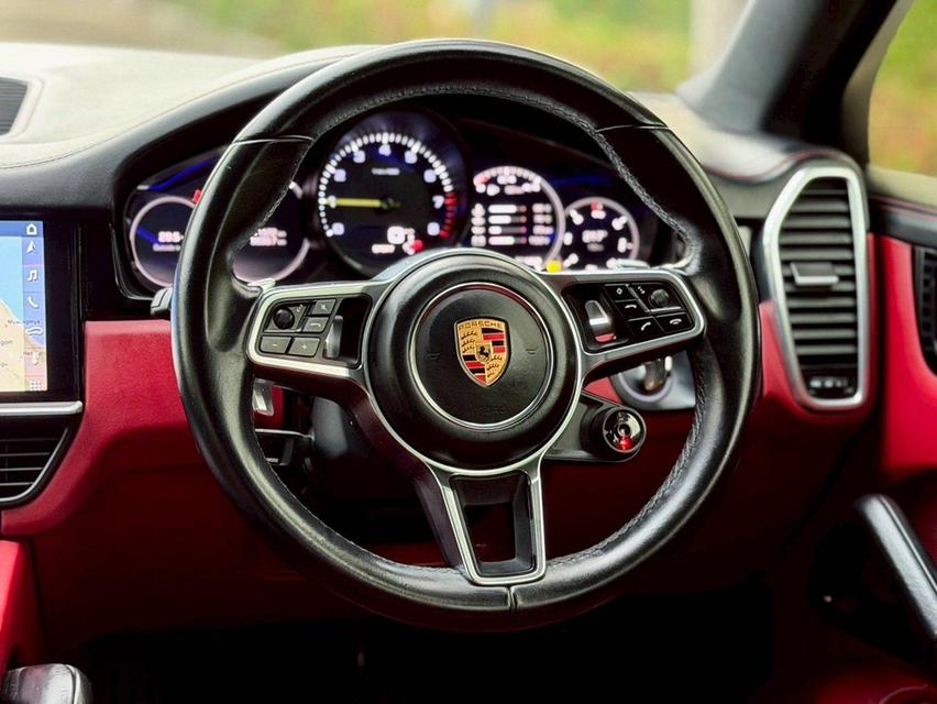 Porsche Cayenne E-hybrid Coupe ปี 2020 สีขาว ภายในแดงยอดนิยม Full option มี Warranty ถึง 2027 รูปที่ 8